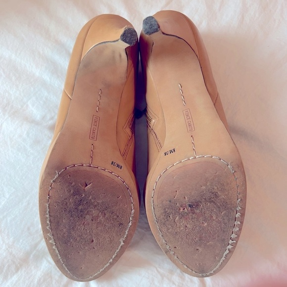 💕 Vince Camuto “Elvin” Caramel Bootie Size 8 M - Picture 7 of 12